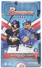 2022 Bowman Baseball Factory Sealed Hobby Box
