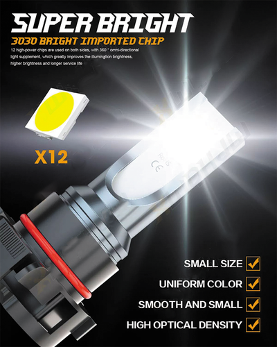 For Chevy Colorado 2015-2021 LED Headlight High Low Beam Fog Light Bulbs Kit - Picture 9 of 12