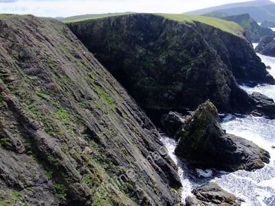 Foto 6x4 Wal Geo aus Fora Ness Noss\/HU3516 Der 85m hohe Granit Sla um 2010