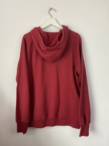 GYM+COFFEE Maroon Red Make Life Richer Hoodie Oversized Casual Small - Picture 11 of 12