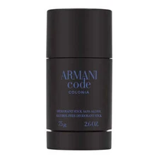 Armani Code Colonia by Giorgio Armani 2.6oz Deodorant Stick Alcohol-Free for Men