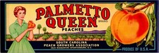 Vintage Palmetto Queen Peaches South Carolina...