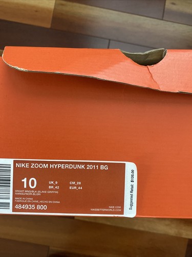 Size 10 - Nike Zoom Hyperdunk 2011 Blake Griffin - Picture 5 of 5