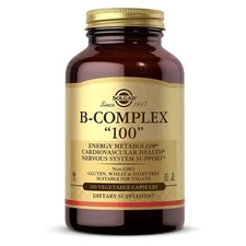 Solgar B-Complex "100" 100 Vegetable Capsules