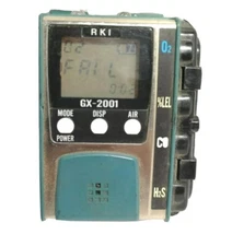 RKI GX-2001 Gas Monitor NEEDS BATTERY REPLACED FAIL ALARM