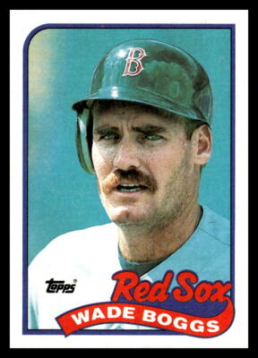 1989 Topps Wade Boggs #600 Boston Red Sox Baseball Card