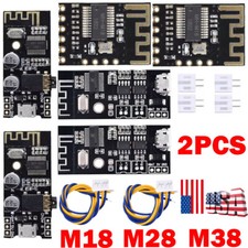 2x MH-MX18 Bluetooth MP3 Wireless Audio Recei...