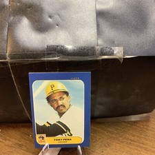 1986 Fleer Mini Pittsburgh Pirates Baseball Card #119 Tony Pena