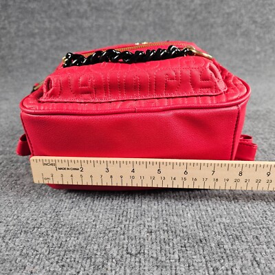 NWT Juicy Couture Red Crimson Quilted Track Star Mid  display picture 3