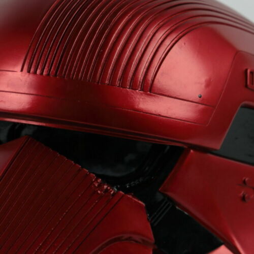 Star Wars 9 The Rise of Skywalker Sith Trooper Red Helmet Cosplay Prop PVC New - Picture 12 of 12