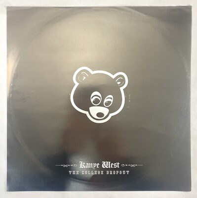 KANYE WEST COLLEGE DROPOUT 2004 2LP EX Vinyl Record Lyric DEBUT