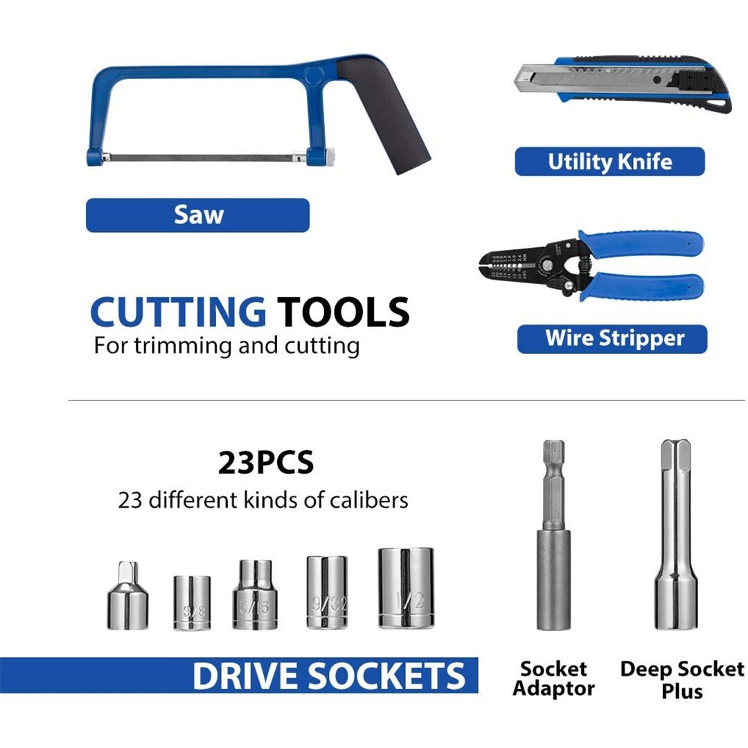 Home & Auto Repair Hardware Tool Set