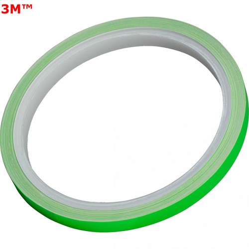 Stripe adesivi per cerchi moto 3M™ rifrangenti o fluorescenti 7mm X 6 Metri - Afbeelding 12 van 14