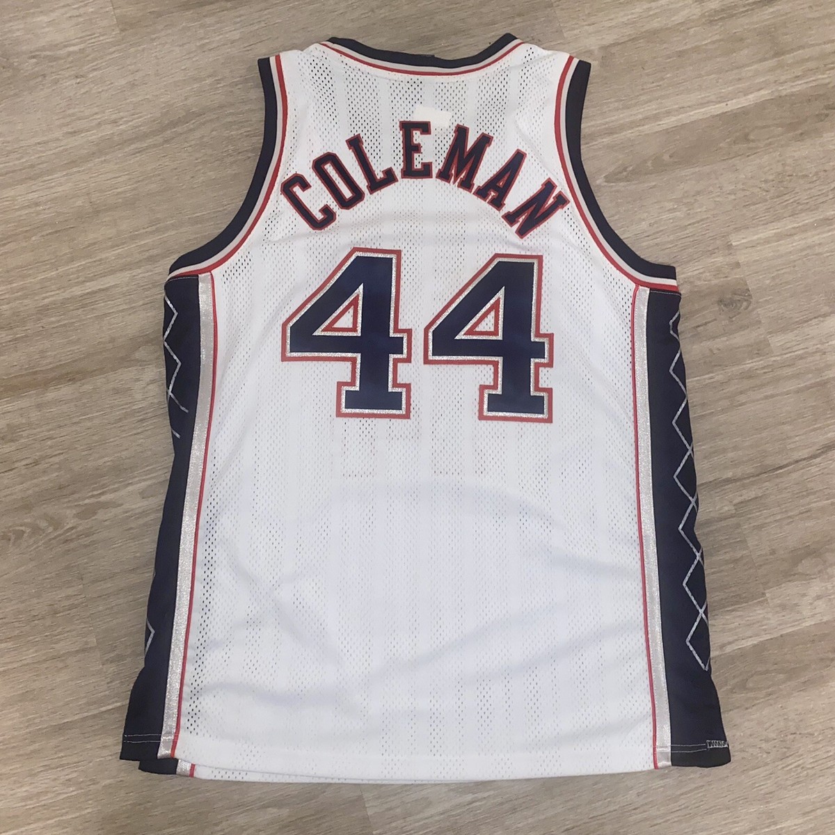 NWT new jersey nets jersey white 44 | eBay