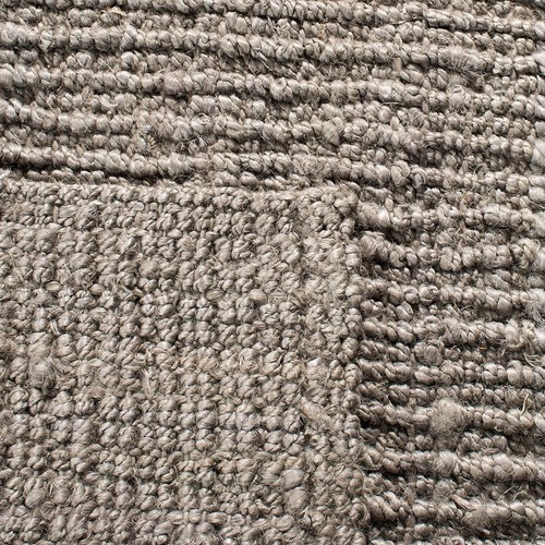 Natural Fiber Collection - Light Grey Jute Runner Rug, 2'6" x 18" for Any Room - Picture 9 of 9