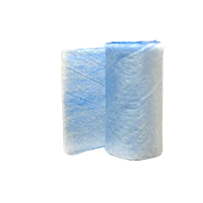 Premium Paint Spray Booth Exhaust Fiberglass Filter Roll -18Gram Heavy-Duty Blue