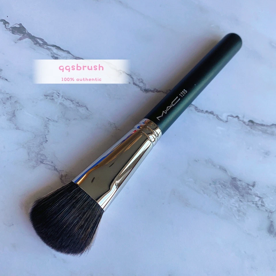 Cepillo de mejillas de fibra dividida MAC 128S - Auténtico nuevo Foto 3 de 4