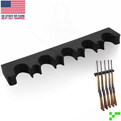 Foam Gun Rack for Shotgun Rifle Rest Storage Material w Trimmable Magnetic Strip