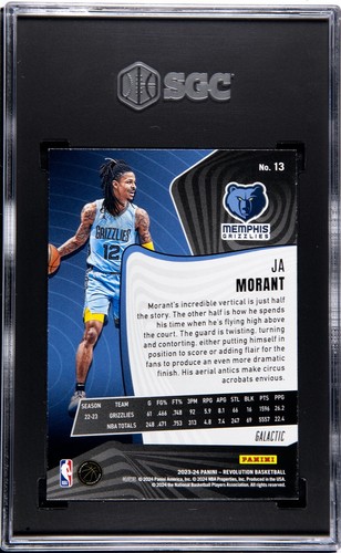Ja Morant 2023-24 Revolution GALACTIC SSP Case Hit. Grizzlies SGC 9 - Picture 2 of 2