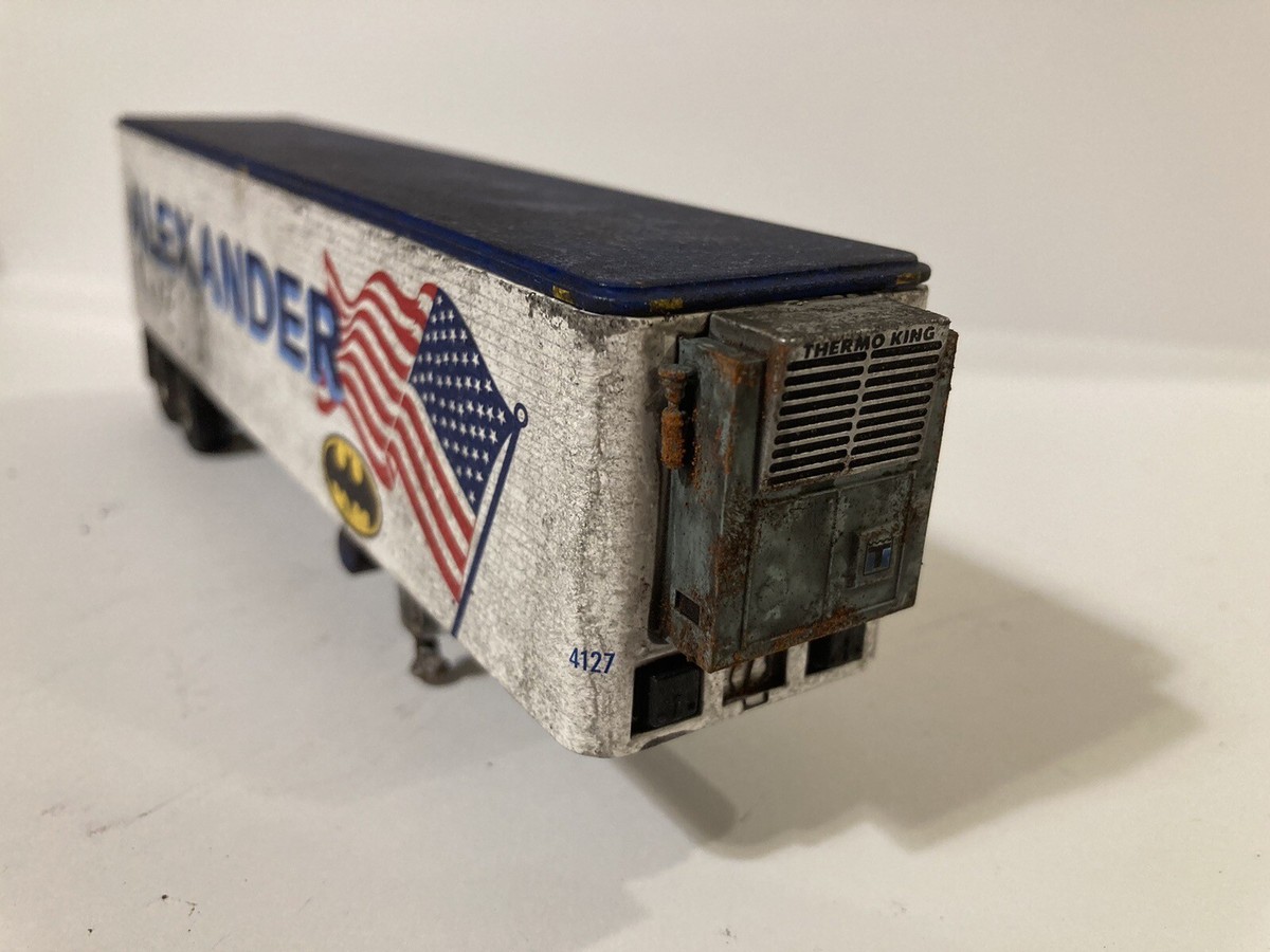 DCP Thermo King Reefer Van Semi Trailer For 1/64 Diecast Truck