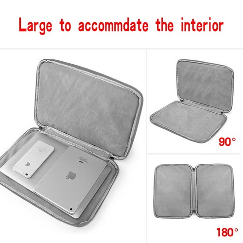 Universal Notebook Sleeve Case Handbag Bag For 11"12"13"14"15" Laptop UK Stock - Picture 3 of 15