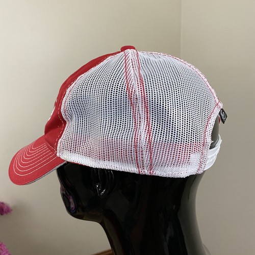 JPGA Junior Players Golf Academy Red White Golf Hat Adjustable Mesh Back - Picture 8 of 11