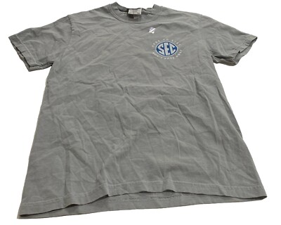 Comfort Colors Adult Grey SEC Logos Graphic Tee Large