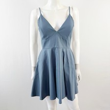 Windsor Blue Skater Mini Dress Size M V-Neck Formal Prom Homecoming A-Line NEW