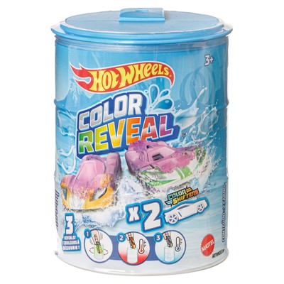 Hot Wheels 1:64 Scale Colour Reveal Vehicle colour Shifters 2-Pack ...