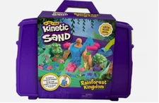 Kinetic Sand Rainforest Kingdom Sand Box 2LB