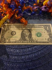 F01234635A/BROKEN LADDER ONE DOLLAR BILL