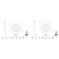 2X Bosch Bremsscheiben Ø302Mm Passend FüR Volvo XC40 | 0 986 479 G98