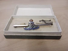 Solid Silver - Military Brooch