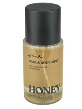 VICTORIA  S SECRET PINK HONEY HAIR  BODY FRAGRANCE MIST SPRAY SPLASH 2.5 oz