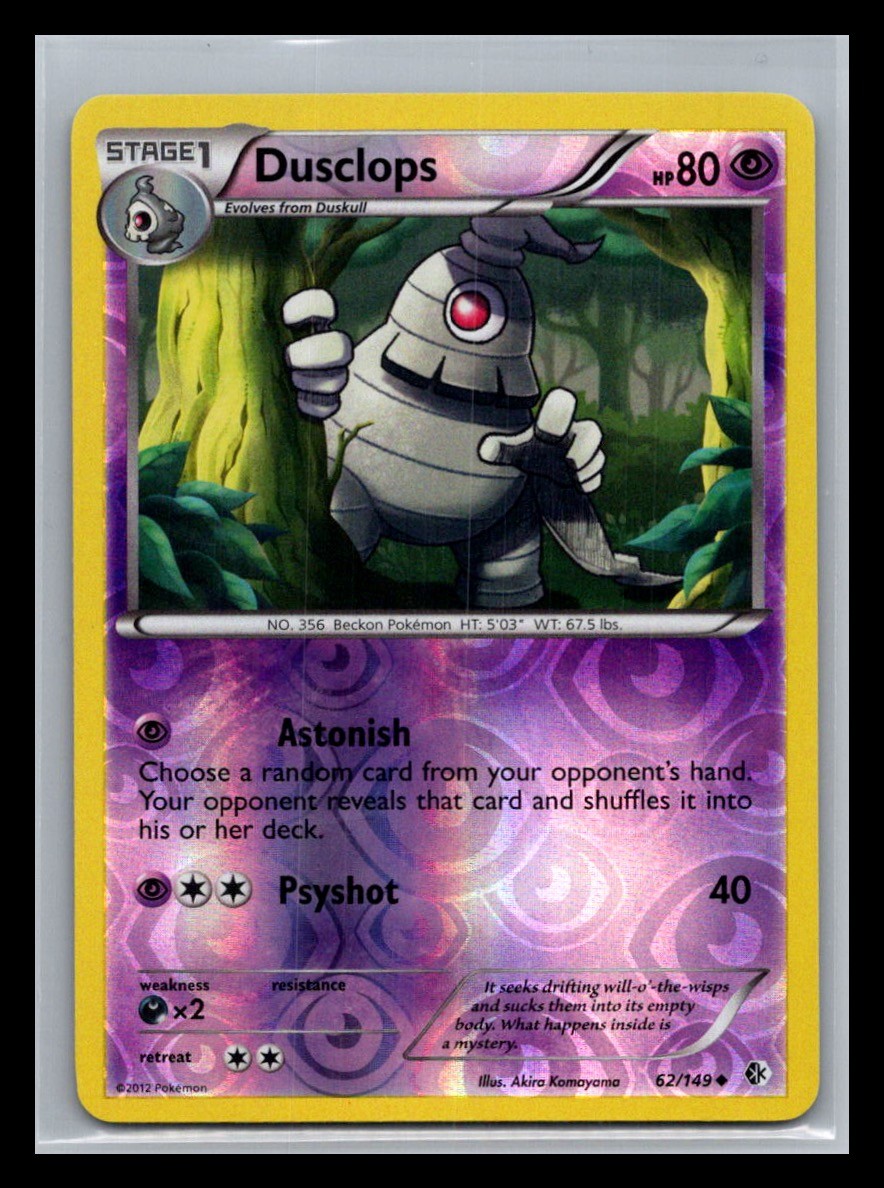 Dusclops Uncommon Boundaries Crossed 62/149 LP