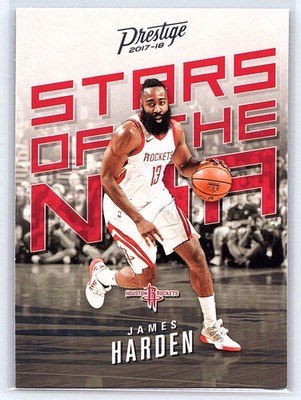 JAMES HARDEN - 2017-18 Panini Prestige #4 - Stars of the NBA - Houston Rockets