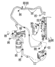 Genuine Mopar Slim Line Seal 5189358AA