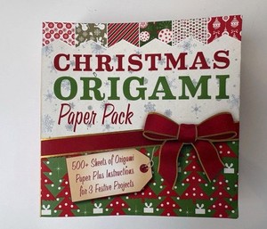 Christmas Origami Paper Pack 500 Sheets Sterling Publishing 2014 Edition