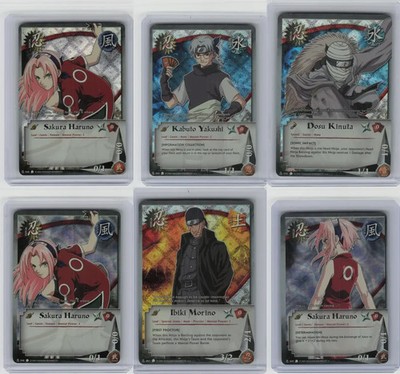 Naruto CCG Coils of the Snake Ninja 1st Edition Diamond Foil Wavy Foil