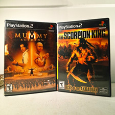 The Mummy Returns + Scorpion King: Rise of the Akkadian PS2 CIB NTSC-U/C(Tested)