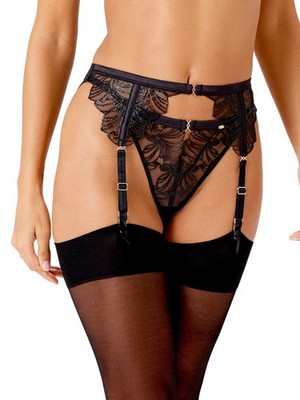 XS (8) Gossard VIP Lavish Strapsgürtel Strumpfgürtel transparent Dessous