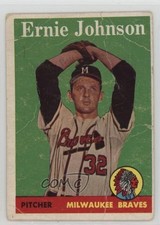 1958 Topps Ernie Johnson (Player Name in White) #78 0s6p
