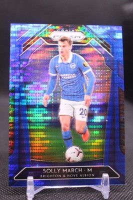 Solly March #175 2020-21 Panini Prizm Premier League Purple Prizm SN/99