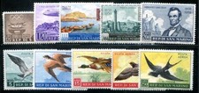 SAN MARINO 1959 TEN VALUE AIRMAIL STAMPS of the YEAR COMPLETE (I3819