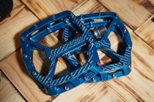 HOPE F22 Pedals Flat Platform Blue Mountain Bike 9/16" Gen 2 Revised Model