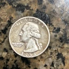 U.S. 1958 Quarter Coin "D" Mint Mark