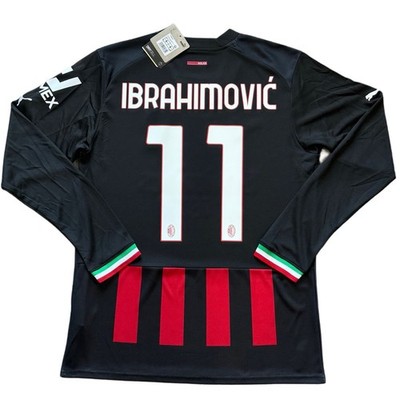2022/23 AC Milan Home Jersey #11 Ibrahimovic Medium Puma Long