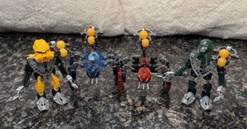Bionicle Matoran of Mahri Nui Set of 4:  8929 , 8930 , 8931 , 8932 w/box&manuals