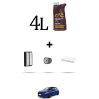 Hoffcar Set Service 3 Filter Und 4L ÖL FüR Hyundai I20 Iii 1.2 62KW Von 2020