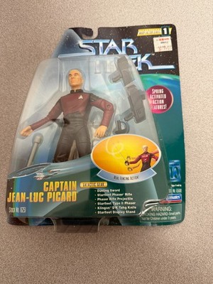 Star Trek Captain Jean-Luc Picard Warp Factor Series 1 Figure Playmates #BXE